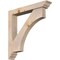 Ekena Millwork Westlake Traditional Smooth Bracket w/ Offset Brace, Douglas Fir, 5 1/2"W x 34"D x 34"H BKT0604X34X34WTL01SDF - alternate 1